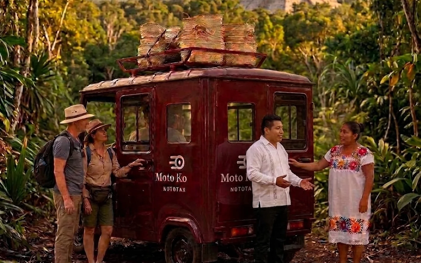Moto Ko'ox en la selva de Yucatán
